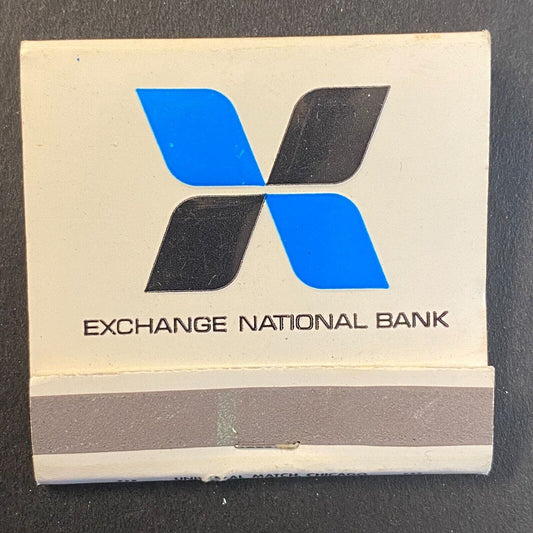 Exchange National Bank Chicago c1965-1973 Full Matchbook VGC