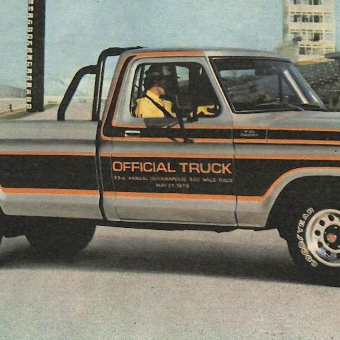 63rd Indianapolis 500 May 27 1979 "Official Truck" Ford Original Decal