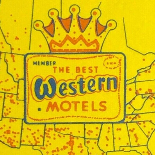 Best Western Hotels Chicago Locations c1950's-60's Full Matchbook