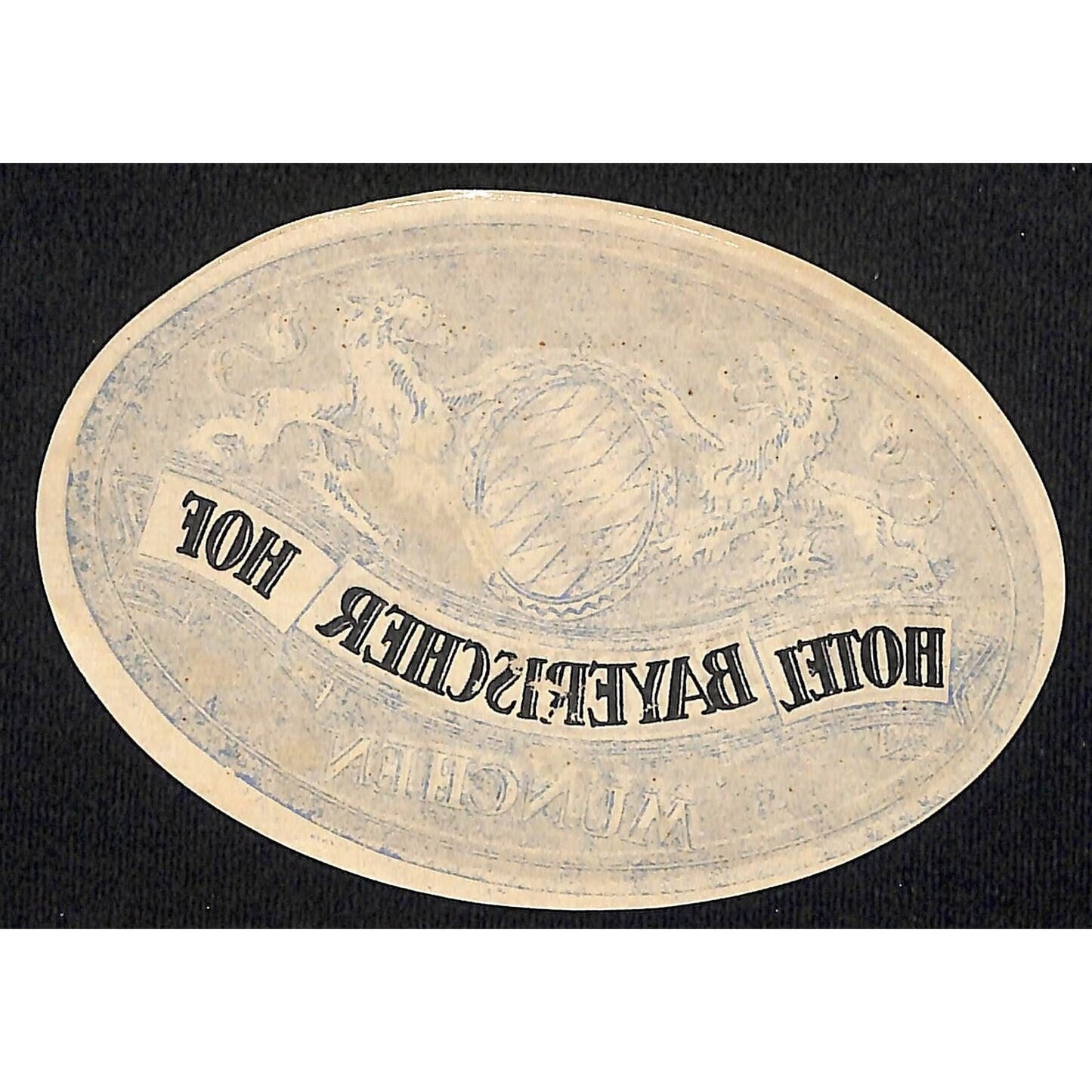 Hotel Bayerischer HOF Munchen Original Luggage Label NOS VGC (#5)