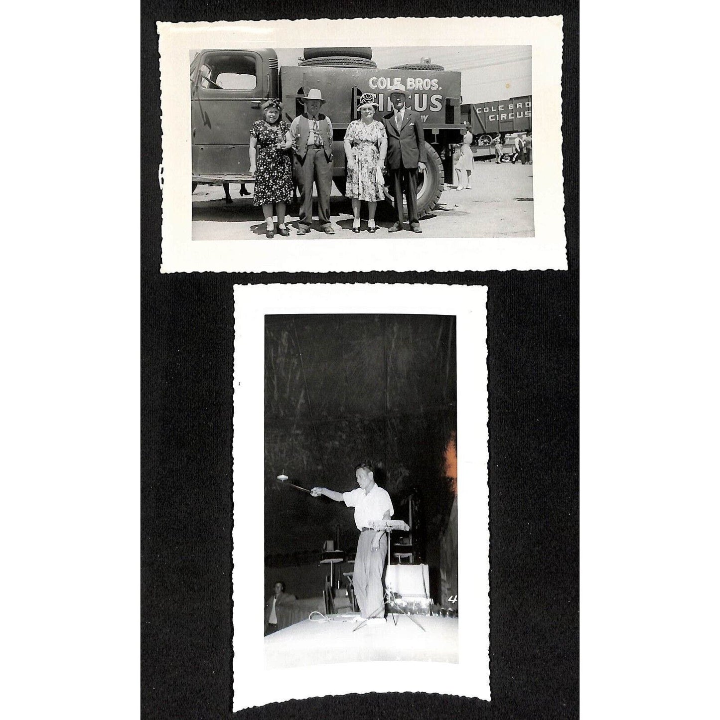 Cole Bros. Circus 4" x 6" c1940's-50's ? Glossy Photos