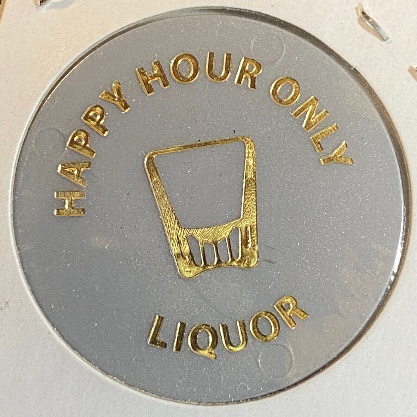 Industry PA Luanne's RT68 Food & Spirits c2010 Plastic "Happy Hour" Token
