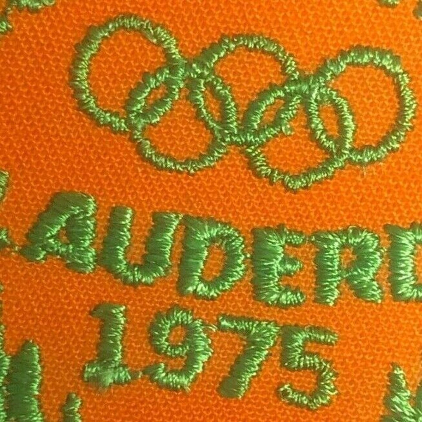 Vintage c1975 "Florida State Police Olympics Ft. Lauderdale" Embroidered Patch