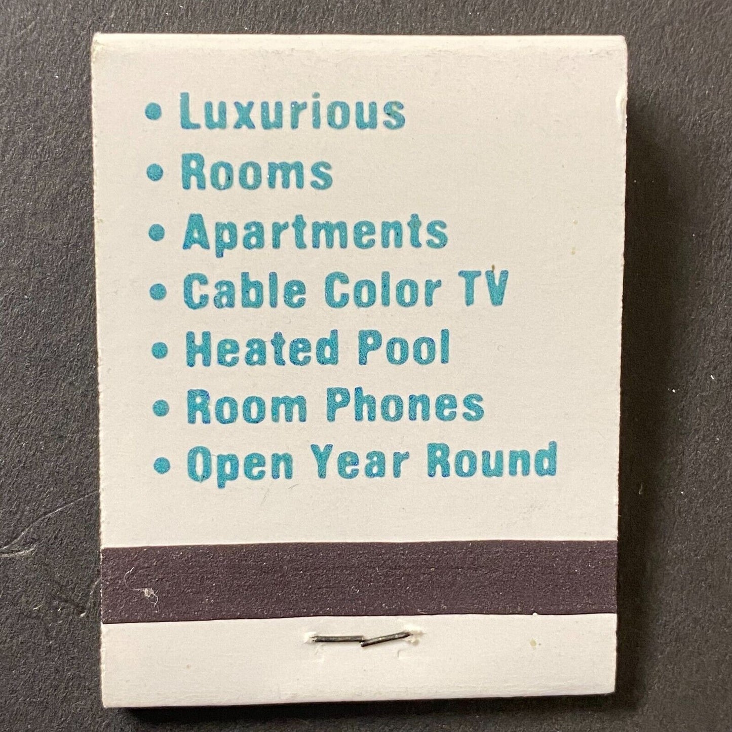 Boardwalk Motel N. Ocean Blvd. Myrtle Beach, SC Full Matchbook c1974-80's
