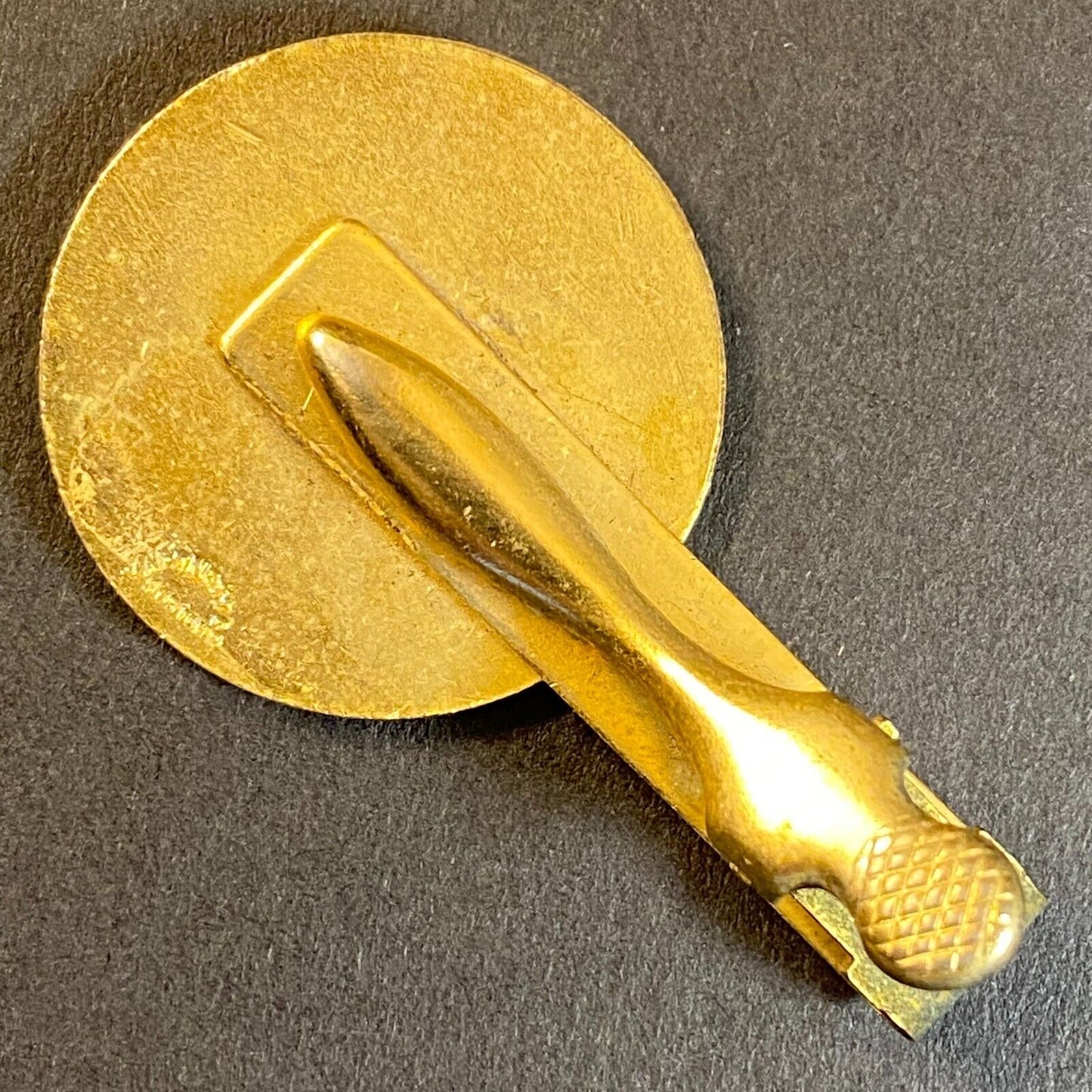 Fuller Brush Company 50th Anniversary 1906-1956 Enameled Brass Tie Clip 25mm