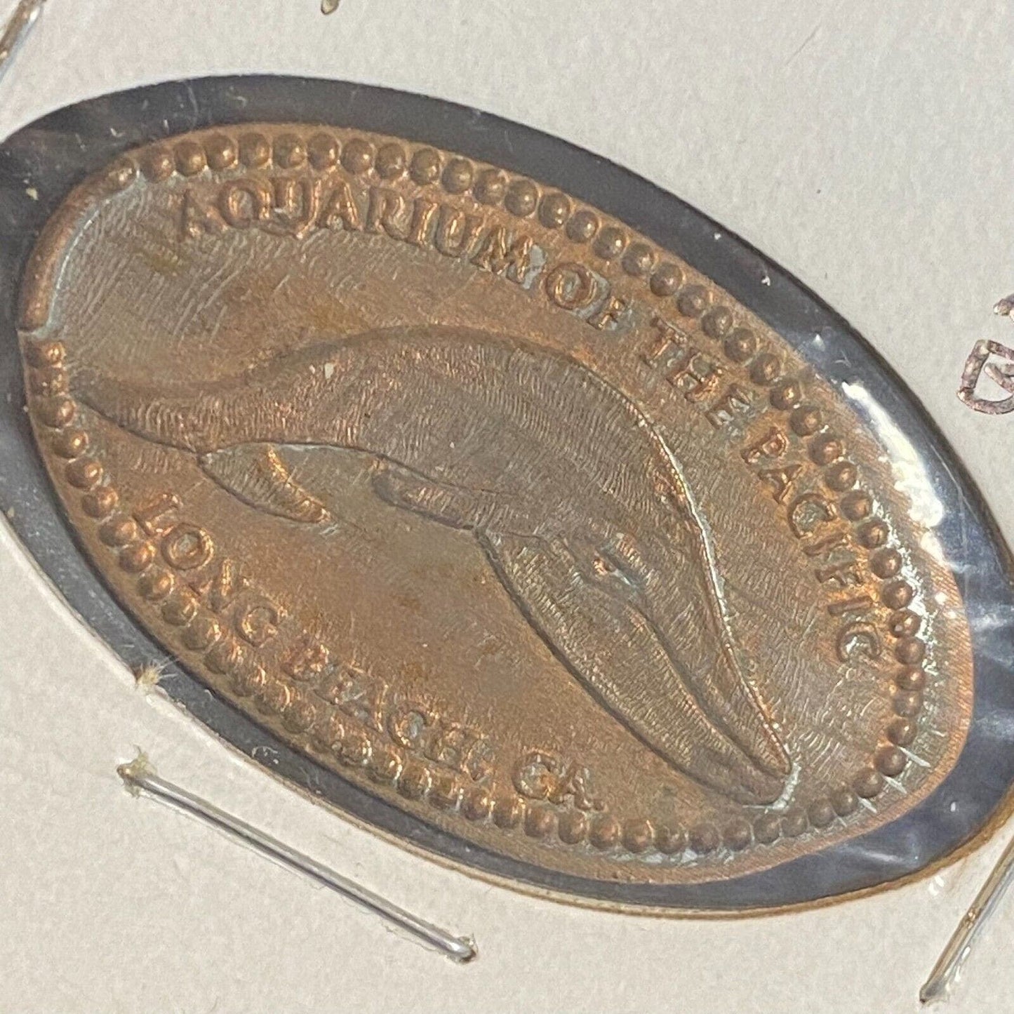 Long Beach Aquarium of the Pacific Elongated Penny w/ Sea Lion c1998-2000's