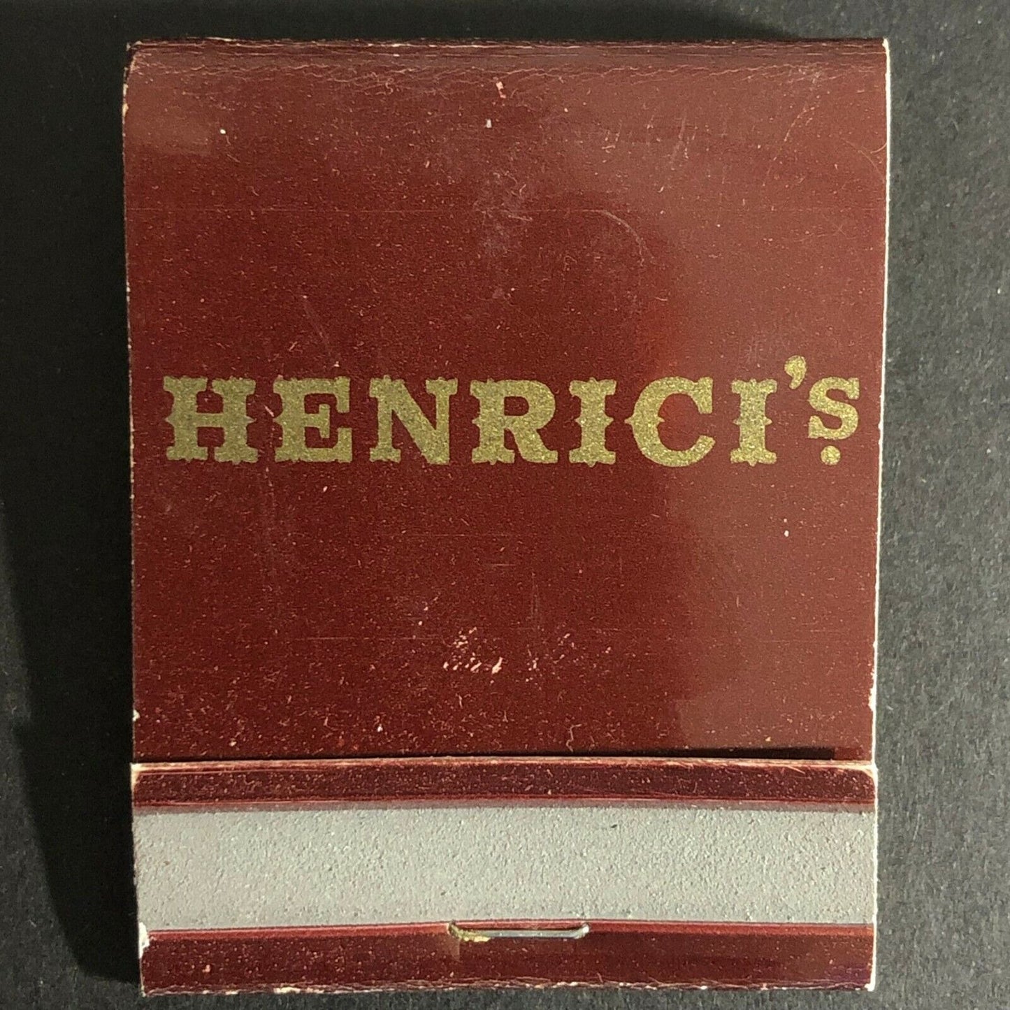 Henrici's Restaurants Chicago / Horse c1960's Full Matchbook