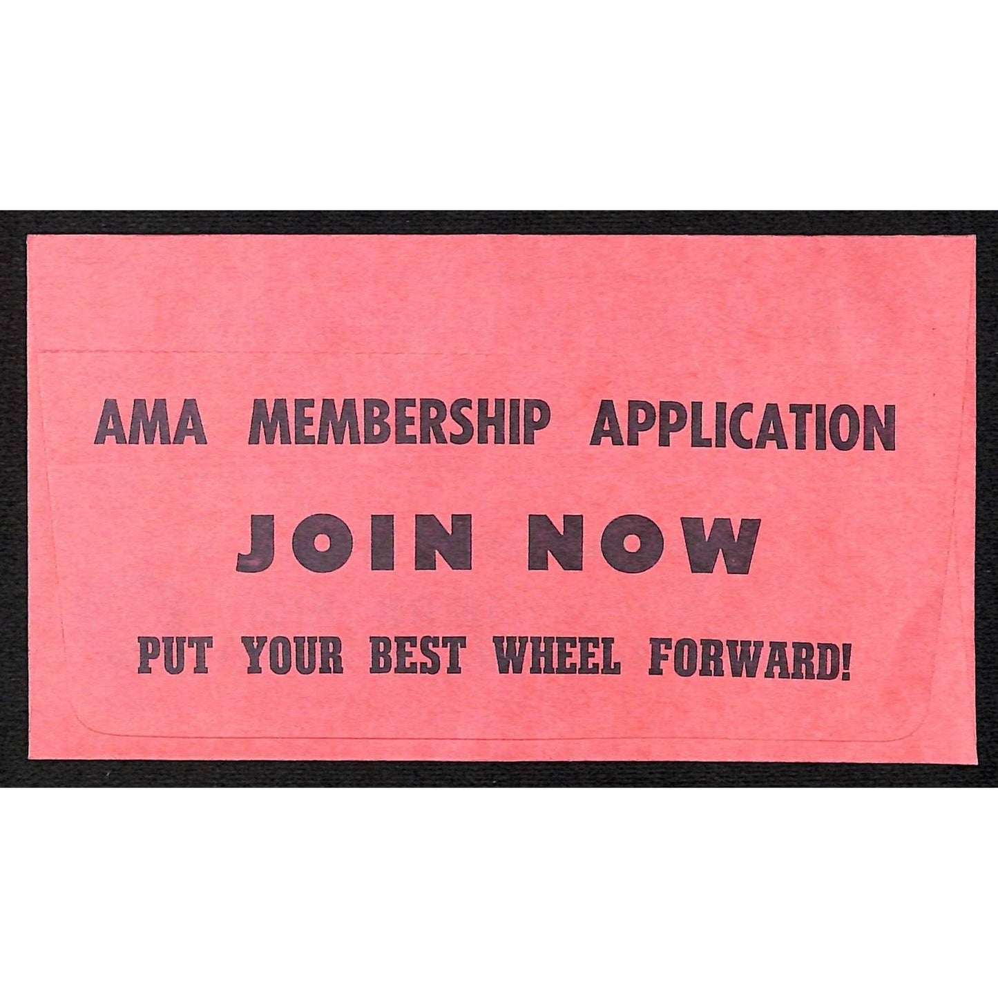 A.M.A. Membership Application Postal Envelope c1950's-60's VGC Scarce