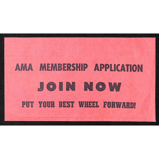 A.M.A. Membership Application Postal Envelope c1950's-60's VGC Scarce