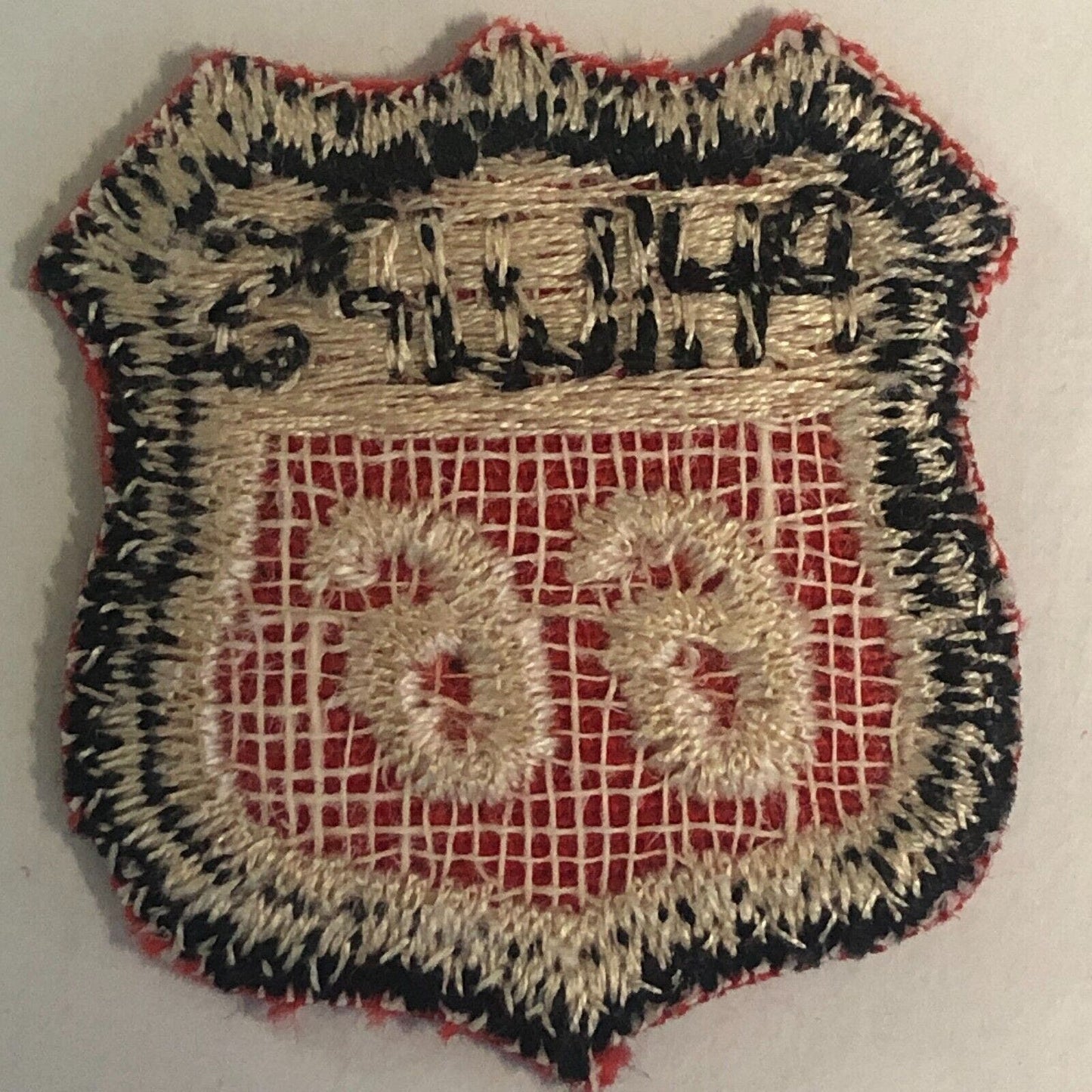 Phillips 66 Embroidered Patch NOS c1960's-70's TINY- 1" x 1"