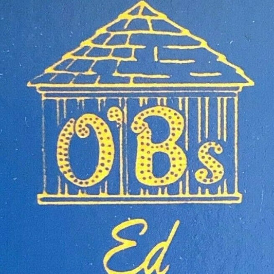 Morton Grove, IL Ed O'Bradovich's Restaurant  c1970's Full Matchbook