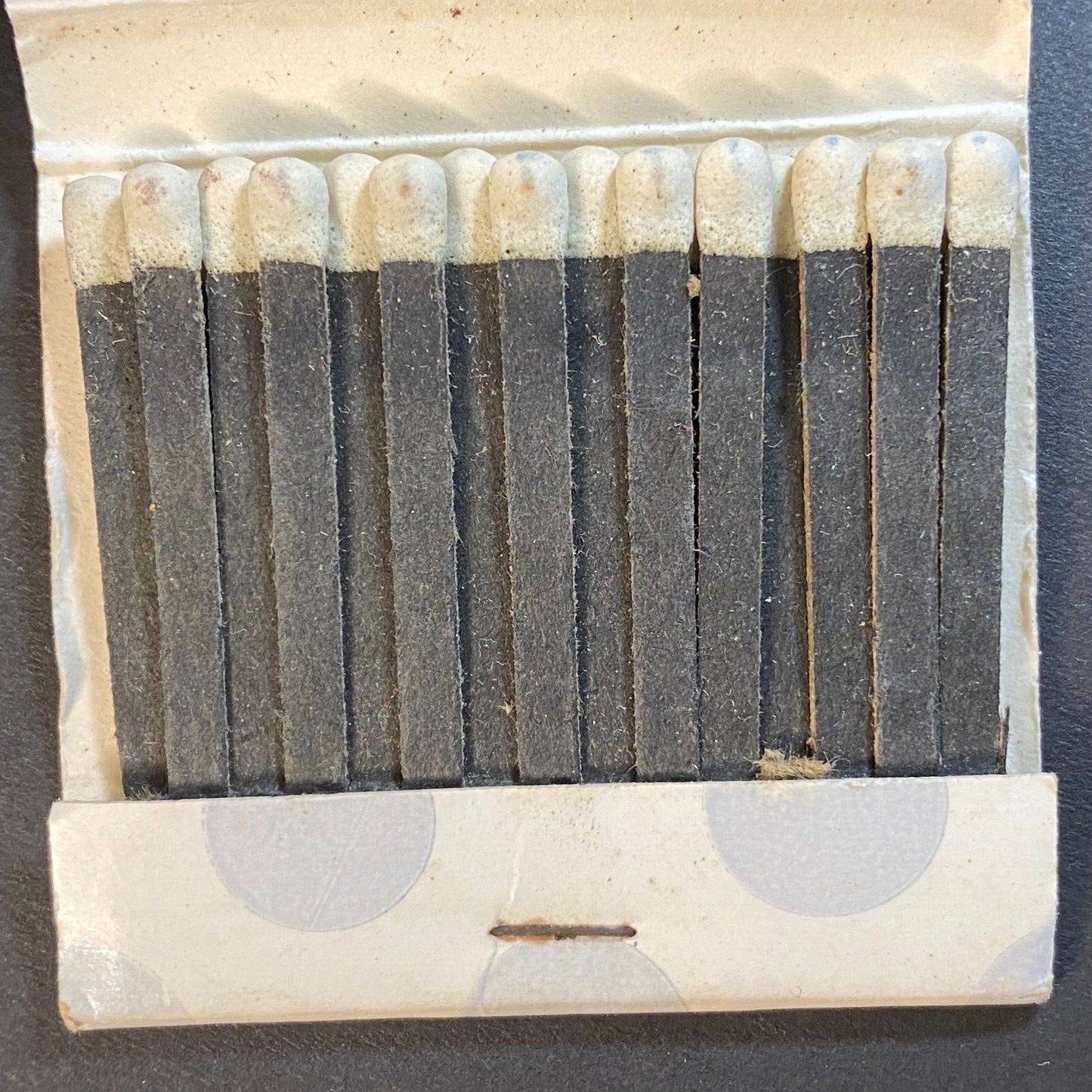 Polka Dot Near Full (-2) Matchbook c1974-80's Generic No Name Unmaked