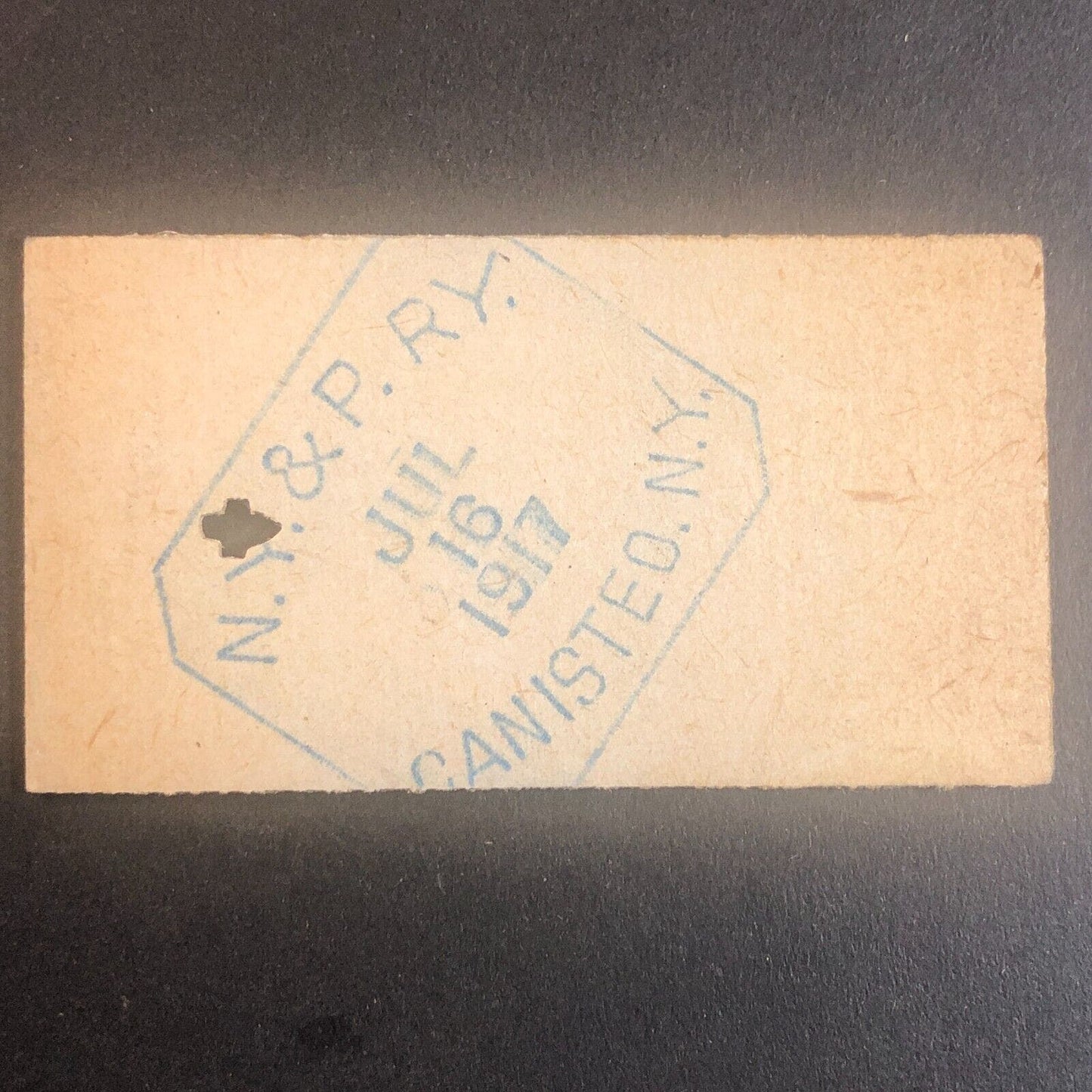 New York & Pennsylvania Railroad July 16 1917 Rexville, NY Ticket #30236