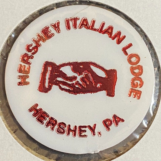 Hershey Italian Lodge Hershey, PA c1970-80's Plastic "G/F One Bottle Beer" Token