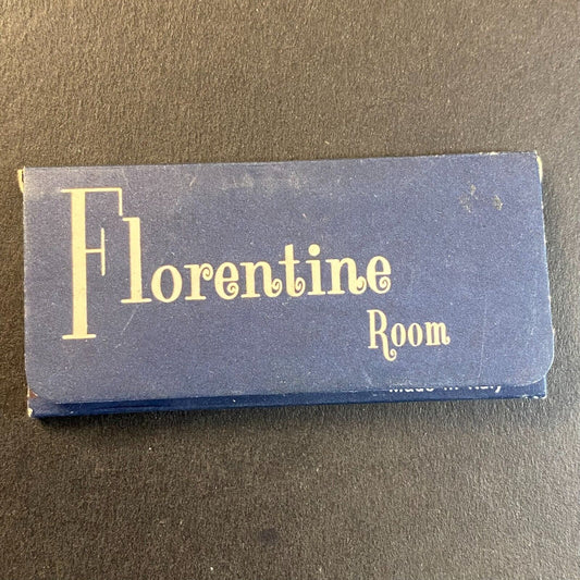 Florentine Room in the Italian Village Chicago Matchbook c1960's-70's VGC