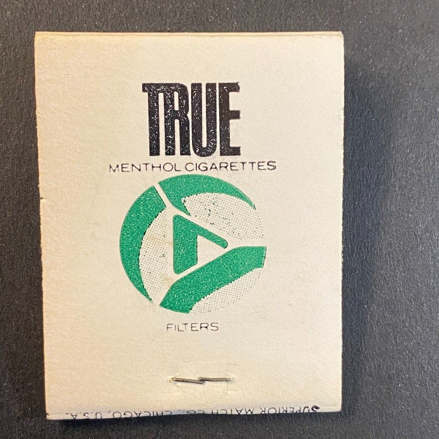 True Cigarettes c1966-73 Full Matchbook VGC