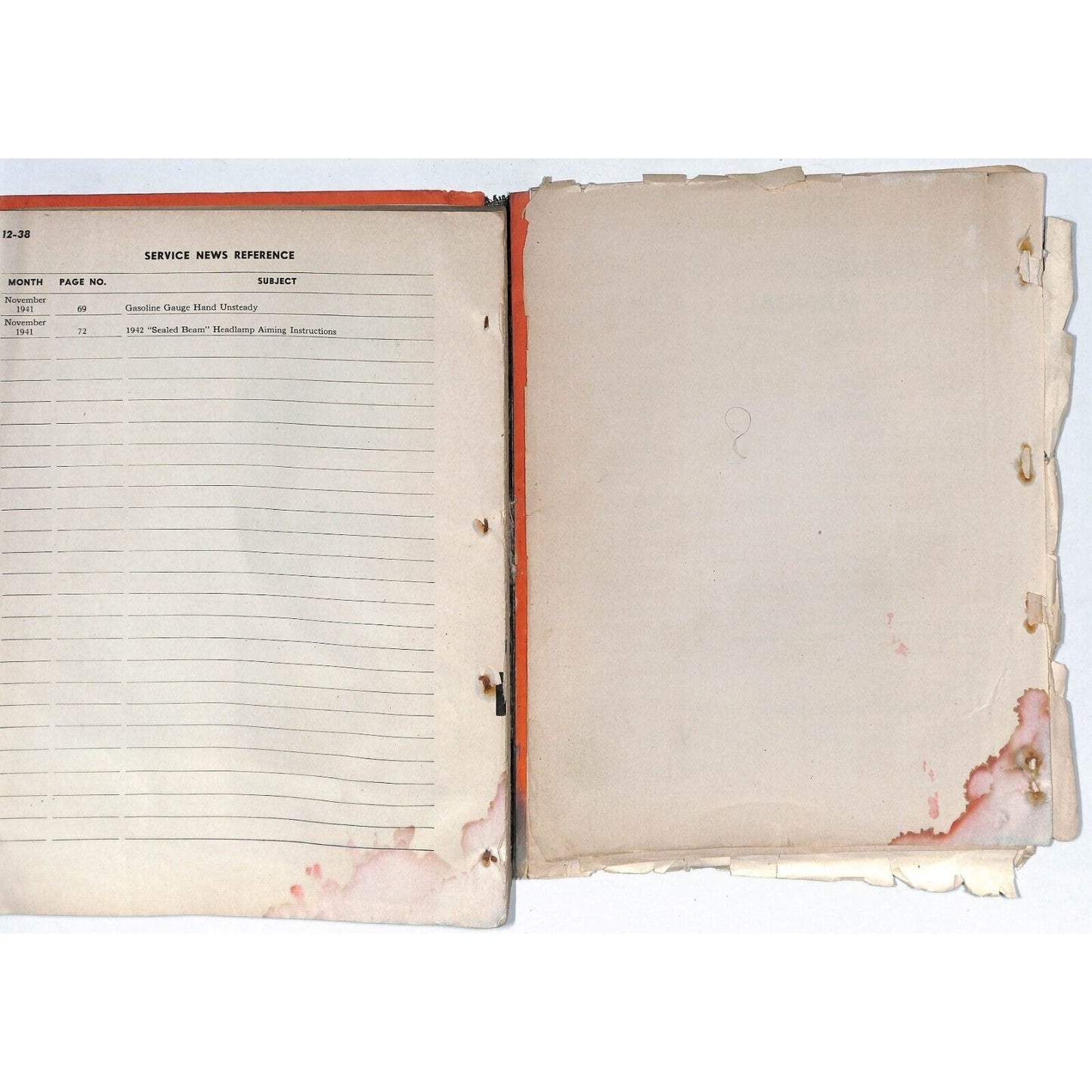 1942 Chevrolet shop Manual 200+pp 1 3/4 lbs. Detached Cover