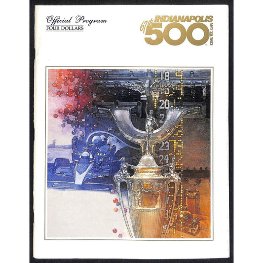 1983 Indianapolis 500 Program Racing VGC 131pp 13oz