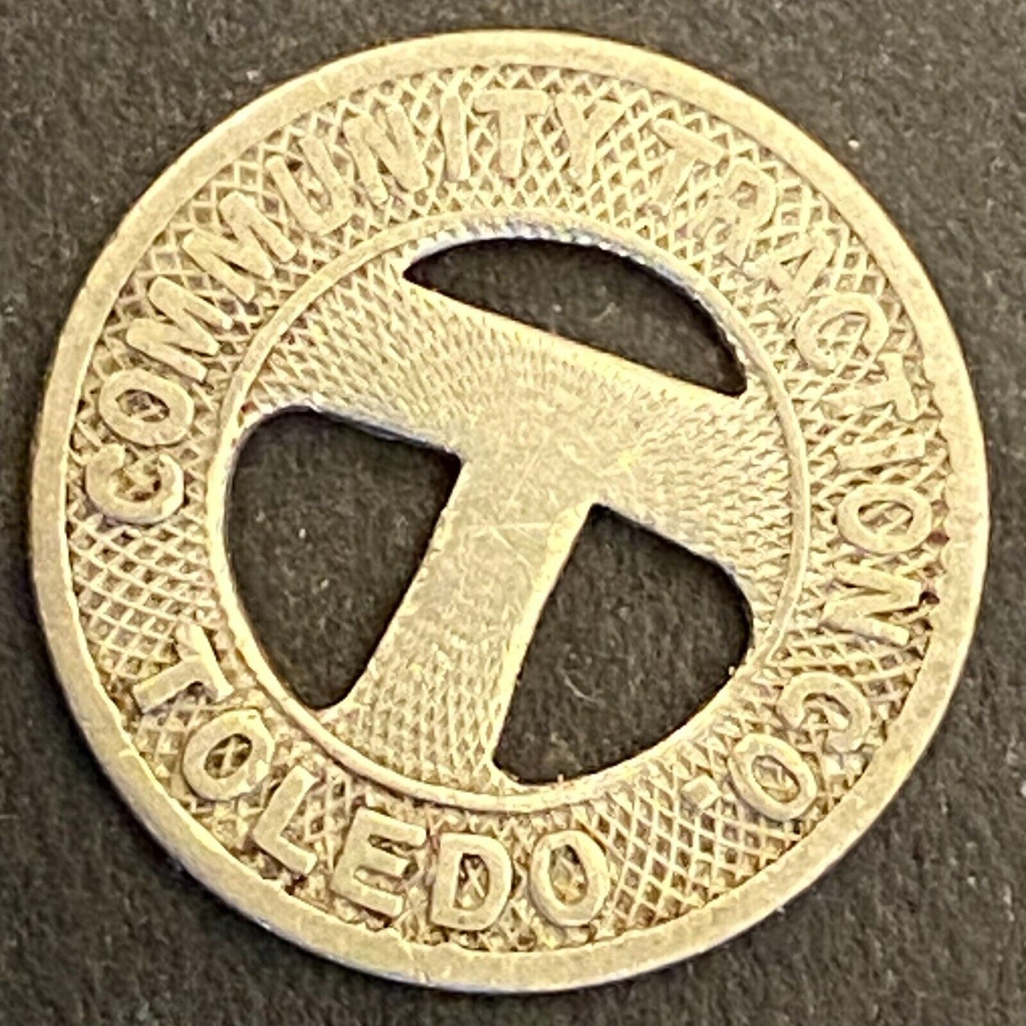 Community Traction Co Toledo One Fare Transit Token 16mm (#2)