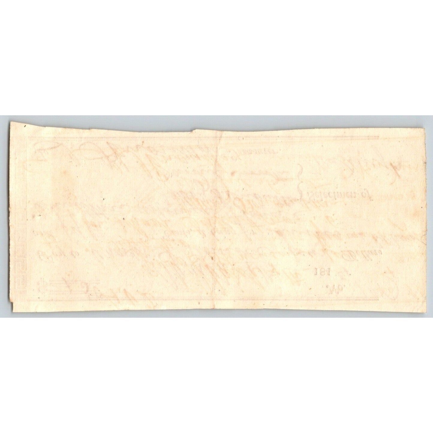 1844 Jabez Knowlton* Newburgh ME Town Check to Charles D. Gilmore