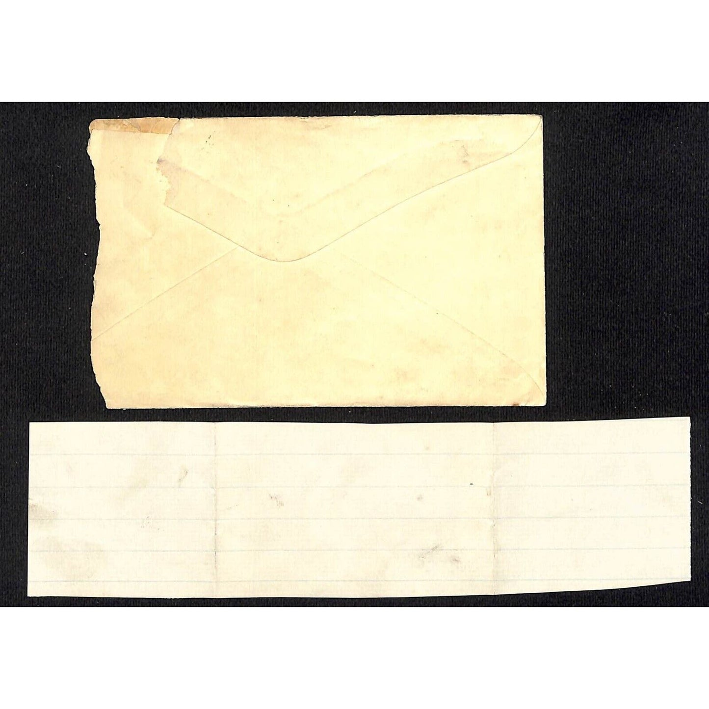 1878 Post Office Department Division of Dead Letters "Found in Mail Pouch" Note