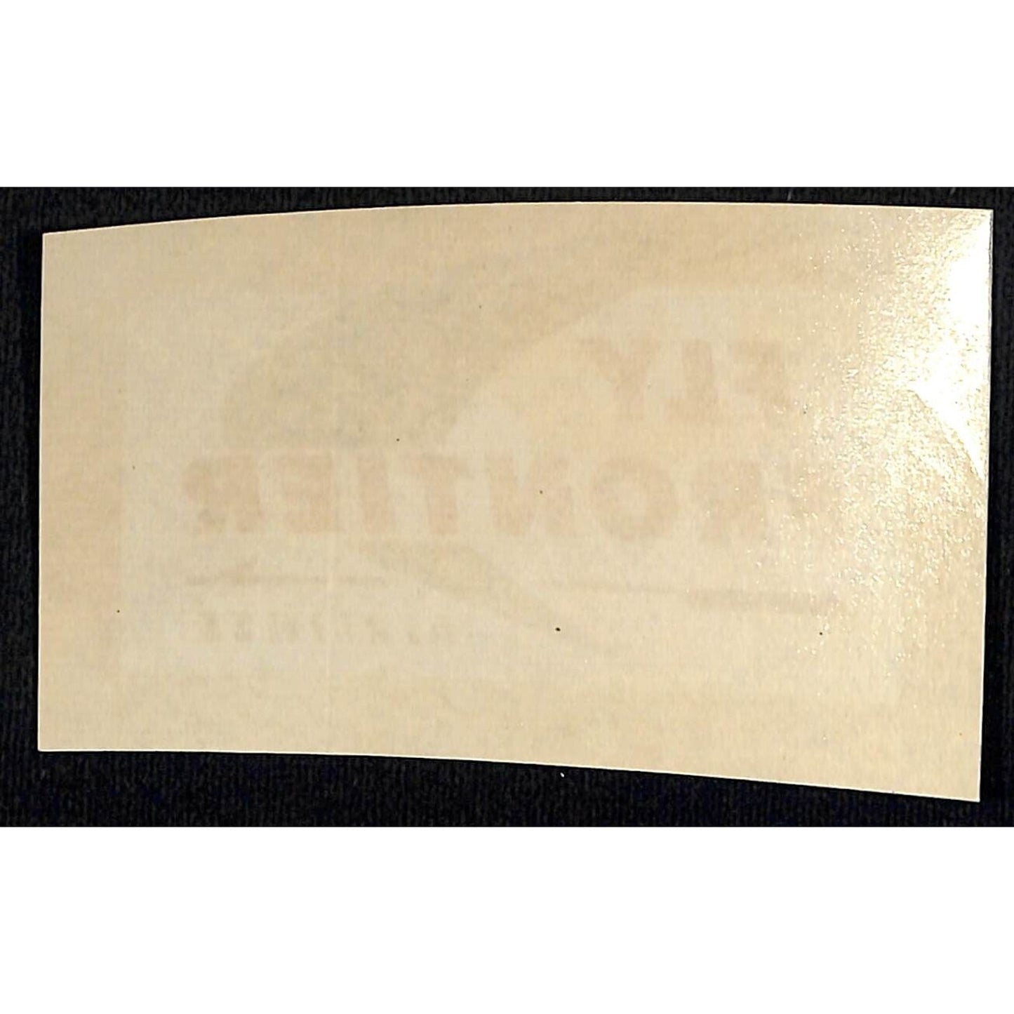Fly Frontier Airlines Label Gummed 2 1/4" x 4" c1960's VGC