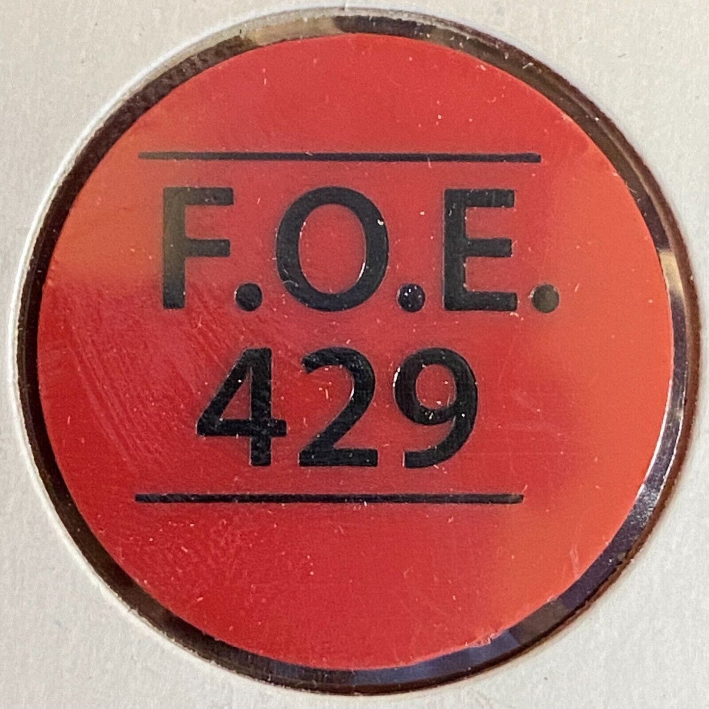 Meadville, PA FOE Fraternal Order of Eagles 429 c1980's Plastic Token Happy Hour