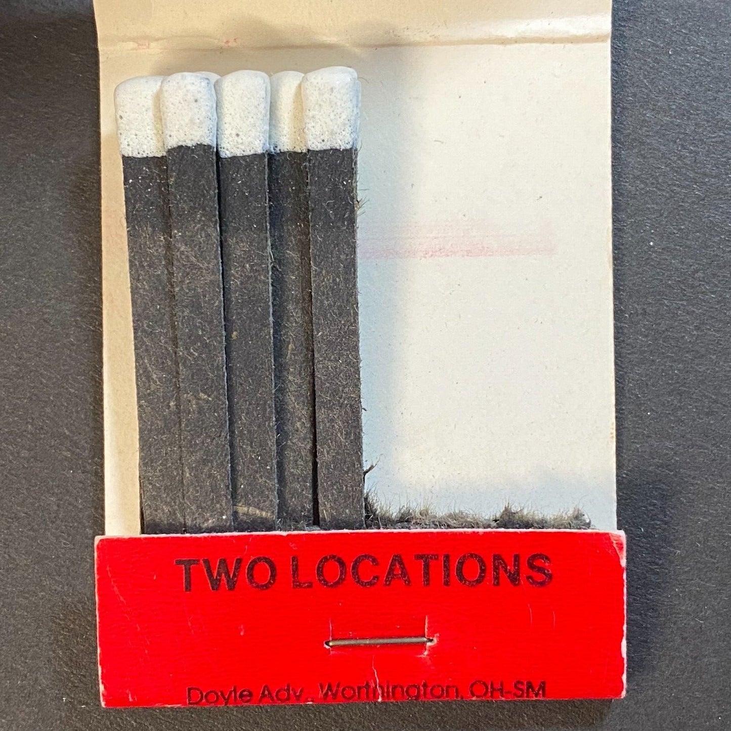 DeArini's Villa Columbus, OH Half Full (-11) Matchbook c1974-80's VGC Scarce