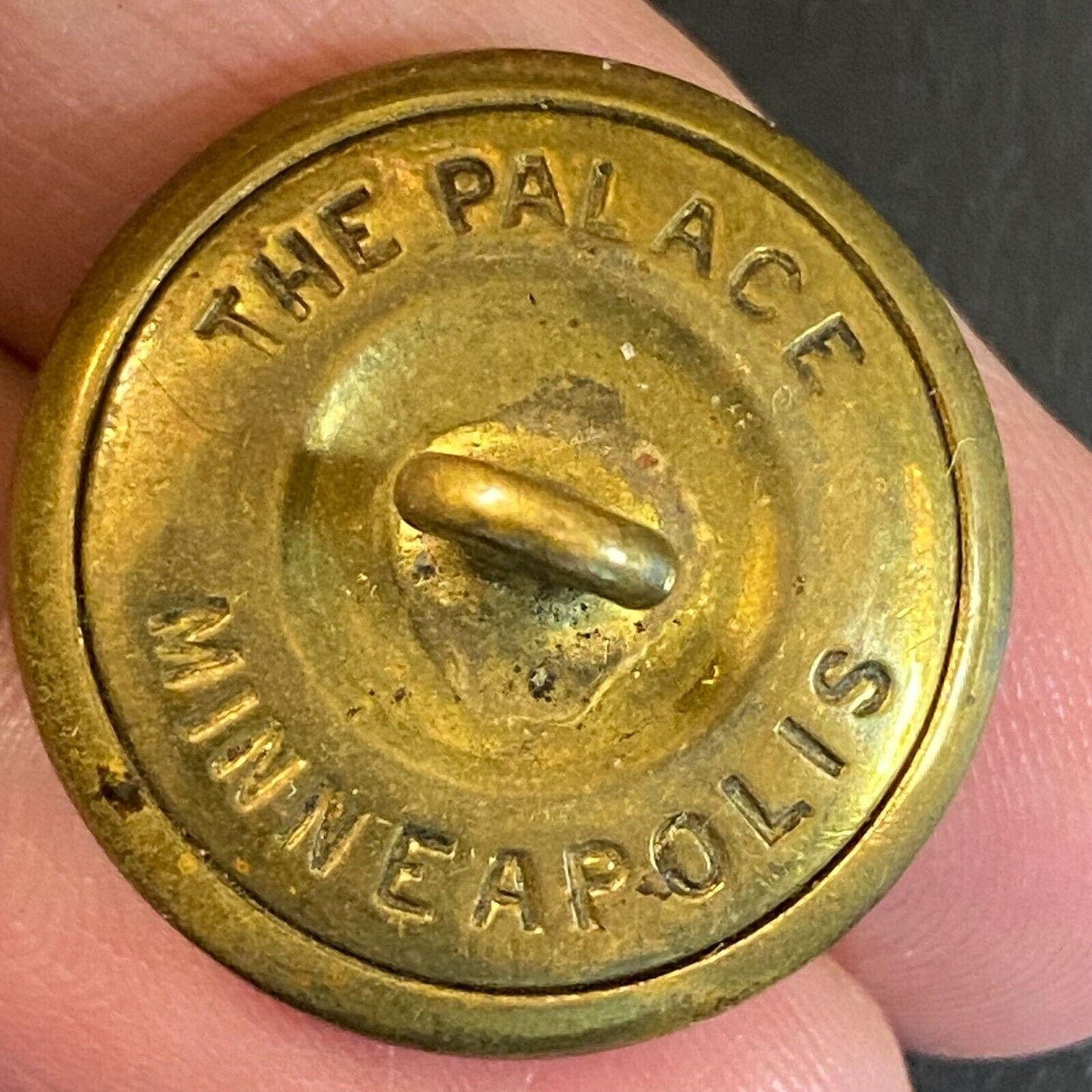 Twin City Lines (Rapid Transit Co) Railroad Brass Uniform Button 22.6mm Scarce