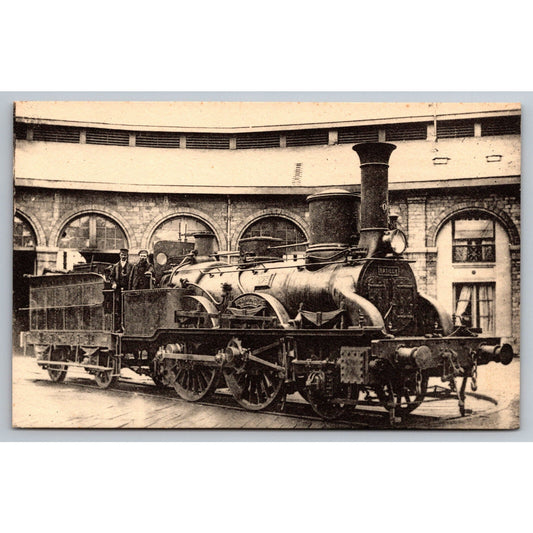 French Railroad RPPC* Postcard Machine 875 Series 744-897 c1900 H.M.P.