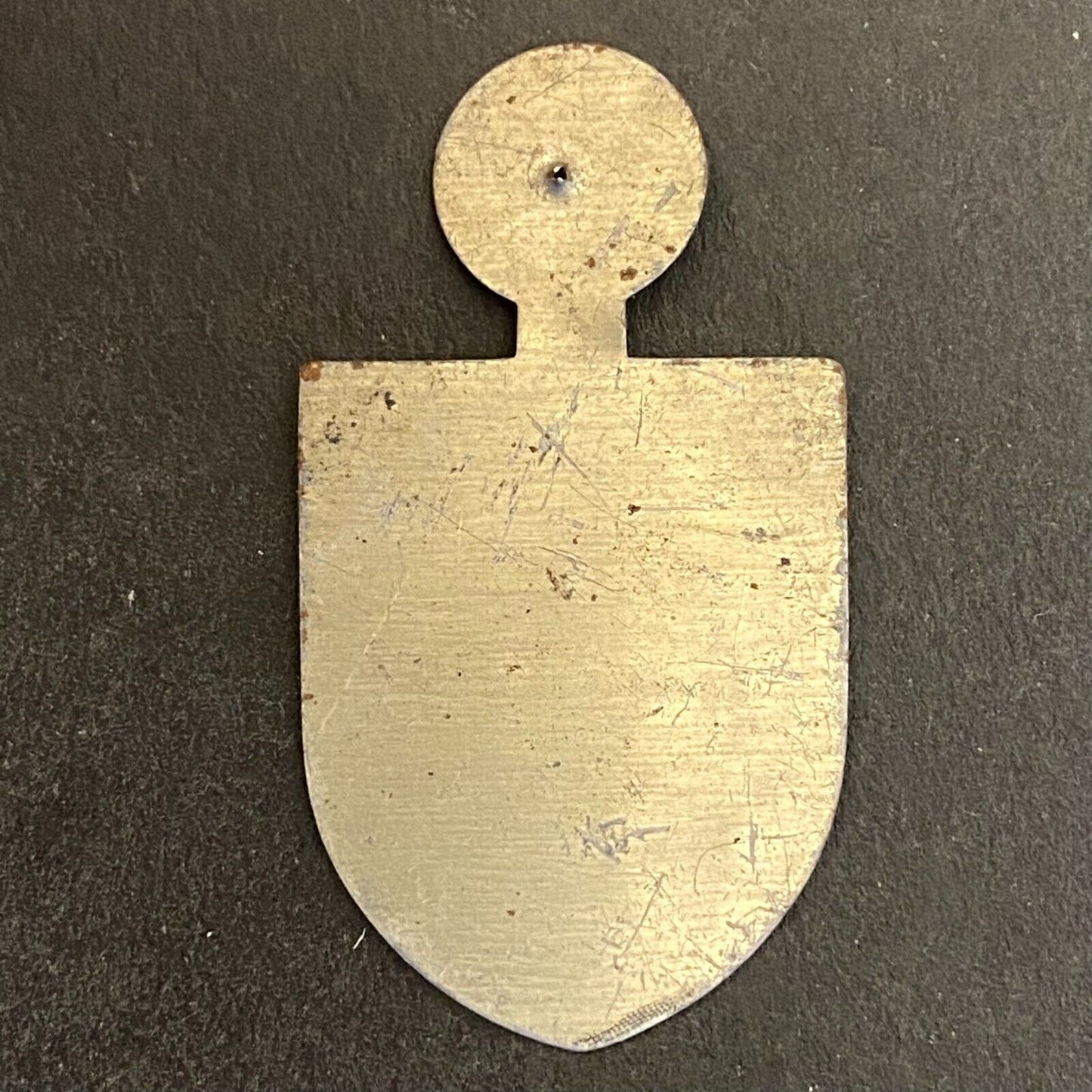 March of Dimes "Fight Infantile Paralysis" Steel Fold Over Pin Mercury Dime (#2)