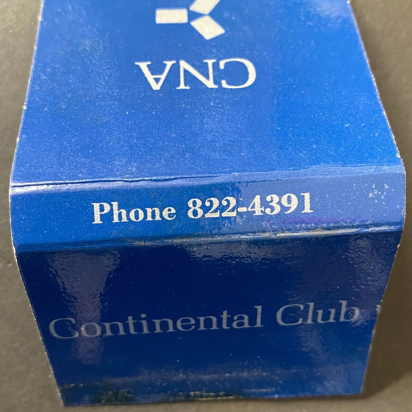 CNA Continental Club Chicago? Full Matchbook c1968-74 VGC