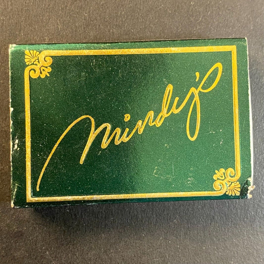 Mindy's The Harley of New York (Helmsley Hotel 1981-85) Vintage Matchbox Scarce