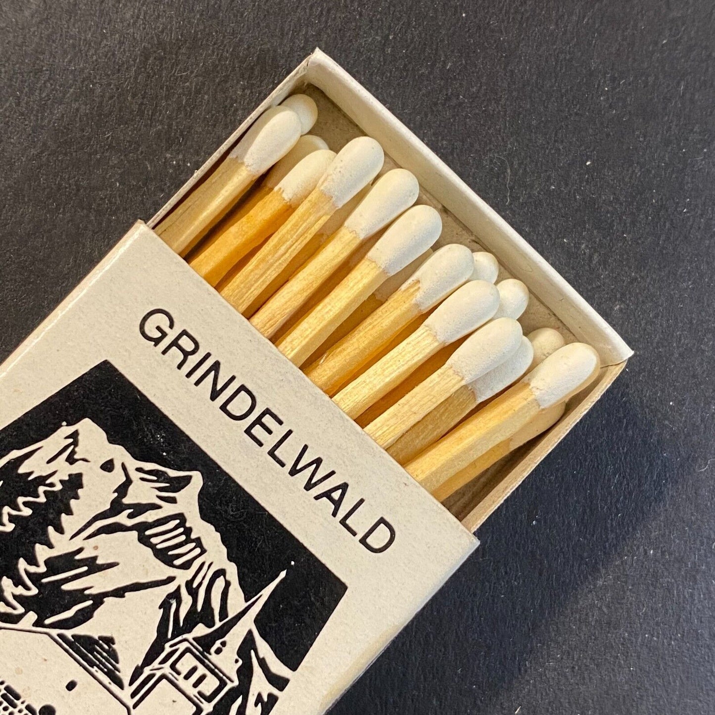 Rufener Grindelwald Sport Mode Curling Vintage Matchbox Scarce
