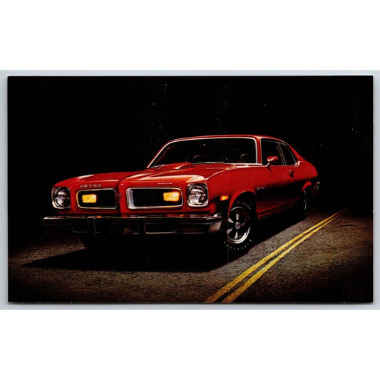1974 Pontiac GTO Maxon Pontiac - Union, NJ Dealer Postcard NOS VGC Scarce