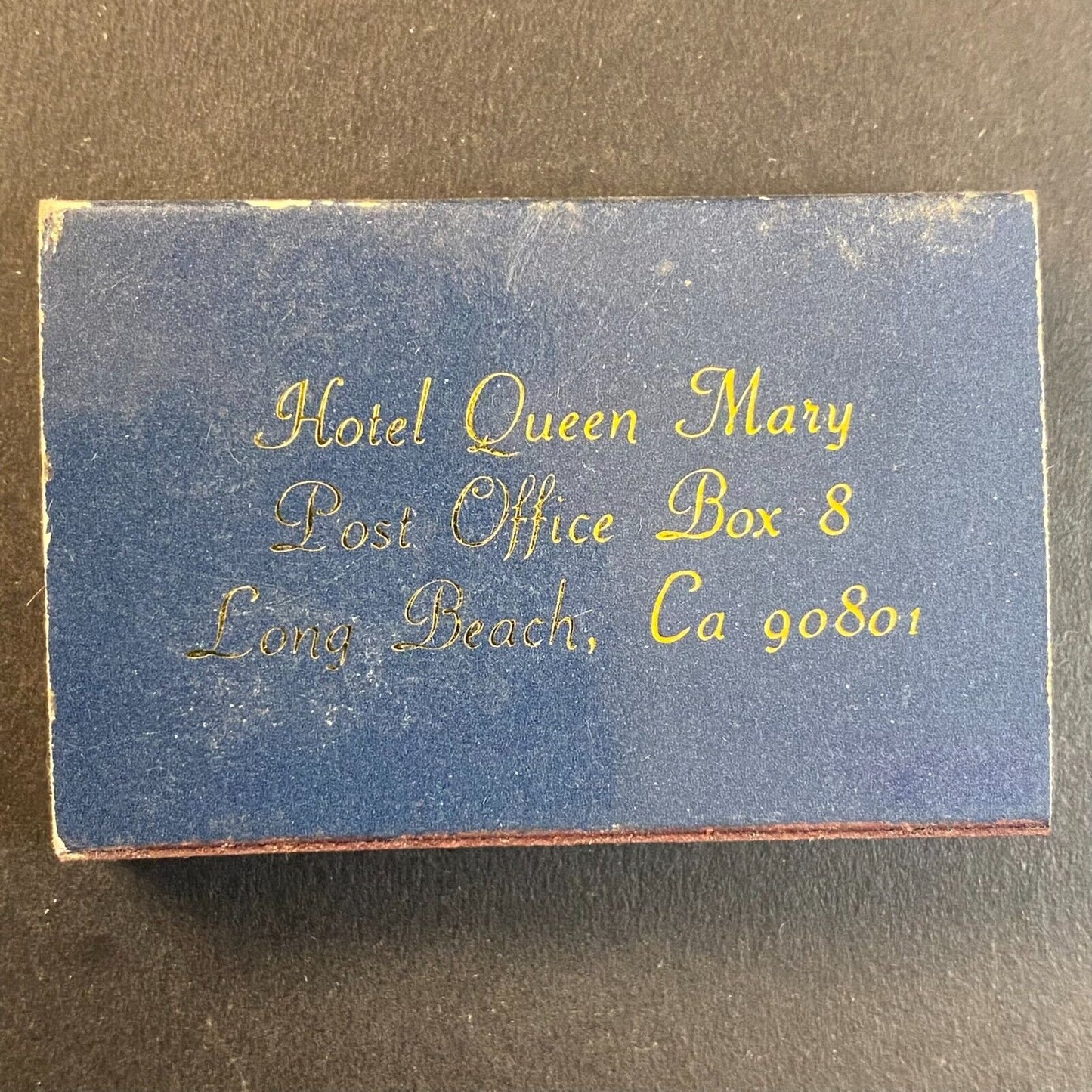 Hotel Queen Mary - Sir Winston's Long Beach, CA Vintage Matchbox Scarce