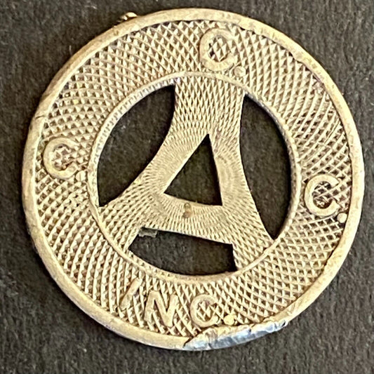 C.C.C. Inc. (Alton, IL) G/F One City Fare Transit Token 16mm