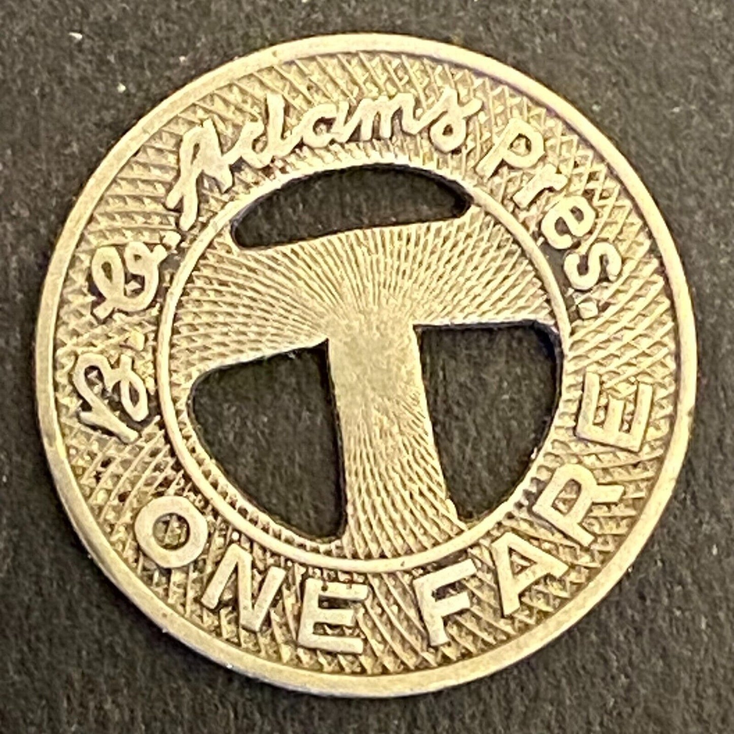 Community Traction Co Toledo One Fare Transit Token 16mm (#4)