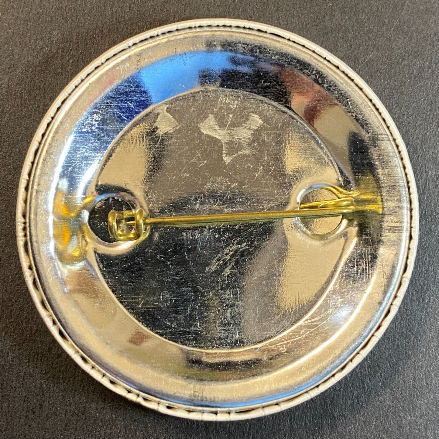 Larry Domark Raceway Park Chicago Steel Auto Racing 2" Pinback Button c1964 VGC