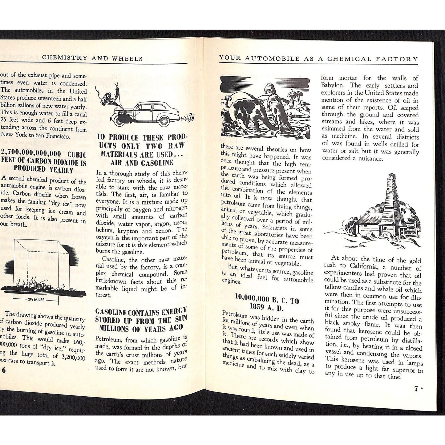 General Motors 1938 "Chemistry and Wheels" Booklet 23pp VGC