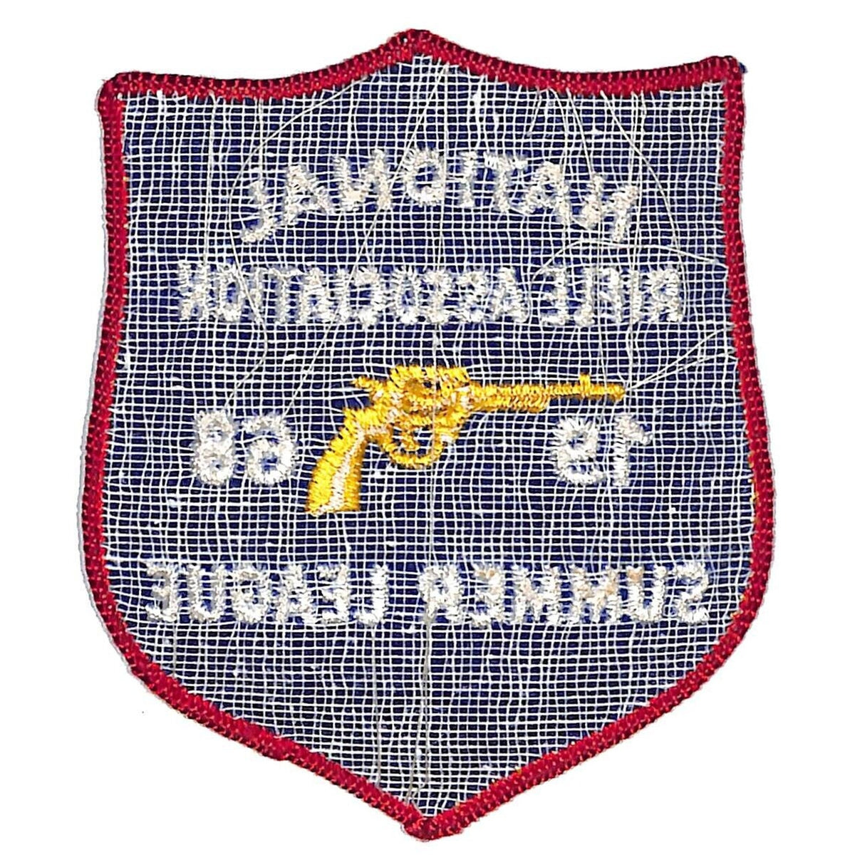 NRA Summer League 1968 Vintage Embroidered Patch 3 1/2" - Pistol NOS VGC