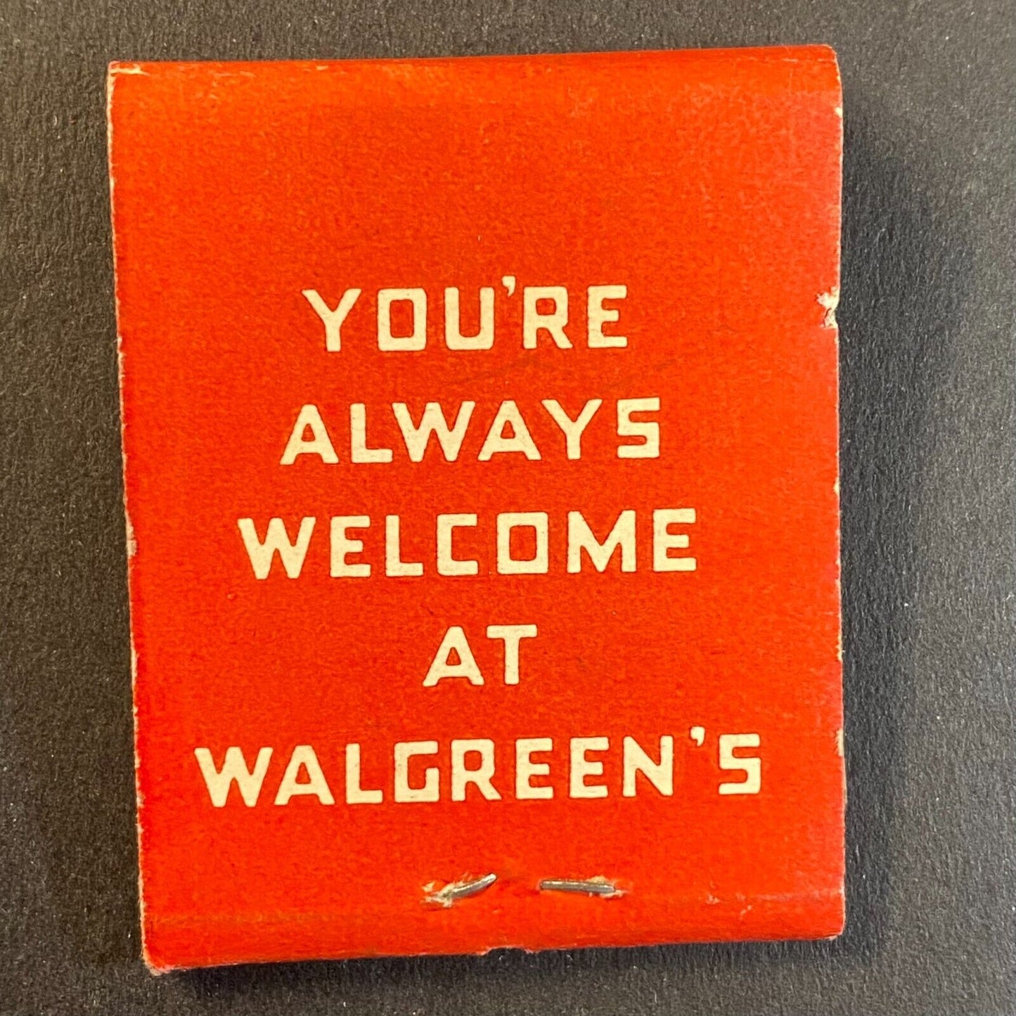 Walgreen Drug Stores (Chicago ?) c1940 Full Matchbook VGC Scarce