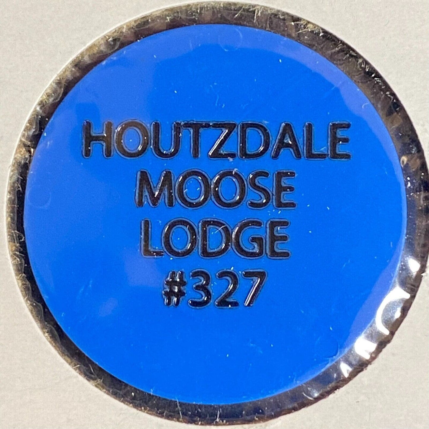 Houtzdale, PA Moose Lodge #327 c1970's-80's Plastic "Draft" Token