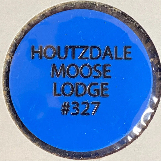 Houtzdale, PA Moose Lodge #327 c1970's-80's Plastic "Draft" Token