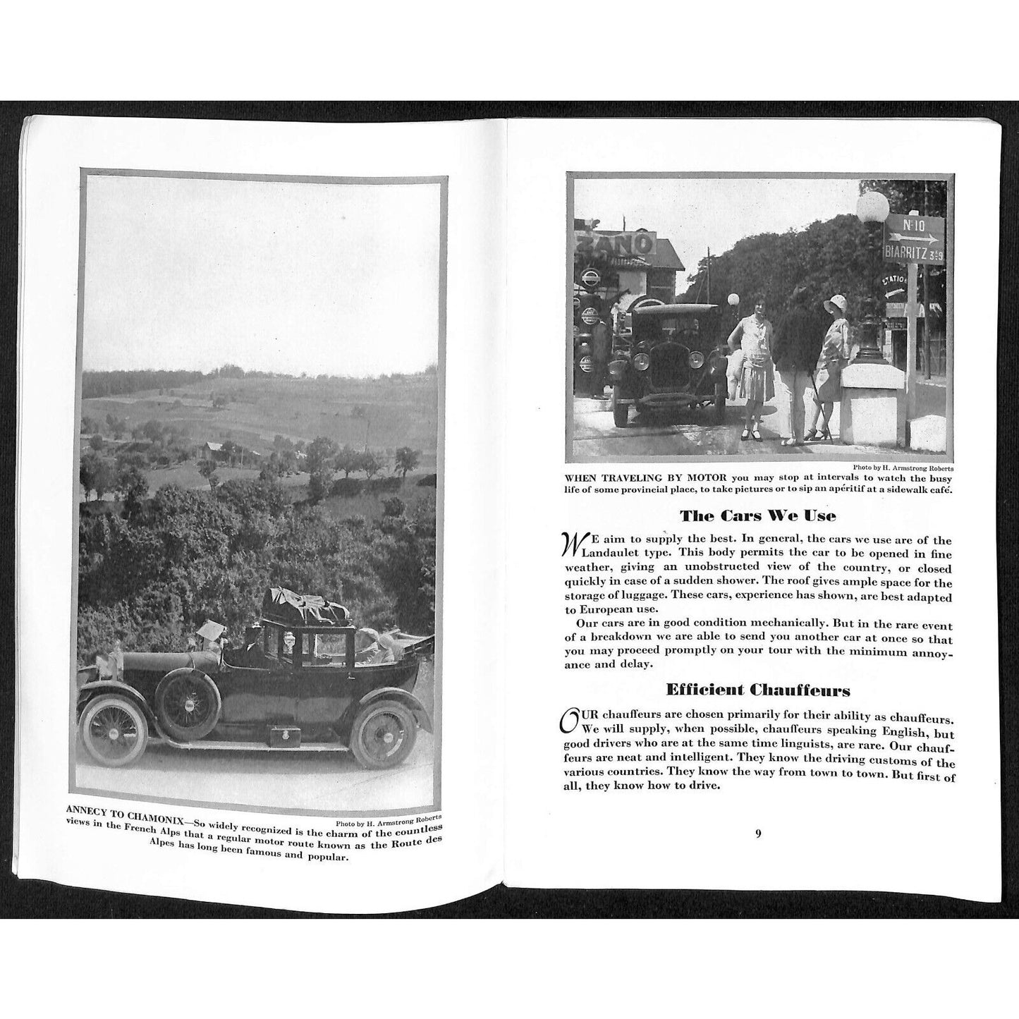 Motoring Abroad Raymond and Whitcomb 1929 "A New Europe" Travel Brochure 55pp