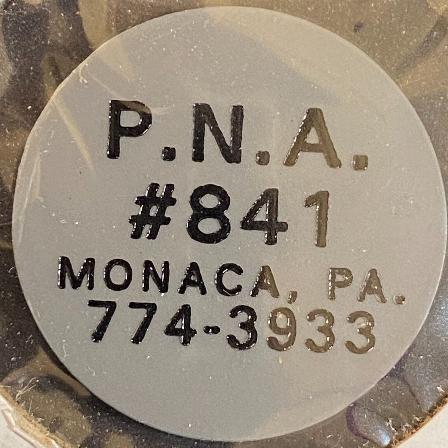 Monaca, PA PNA Polish National Alliance #841 c1980's Plastic Token "Beer"
