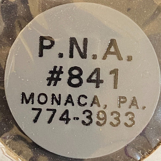 Monaca, PA PNA Polish National Alliance #841 c1980's Plastic Token "Beer"