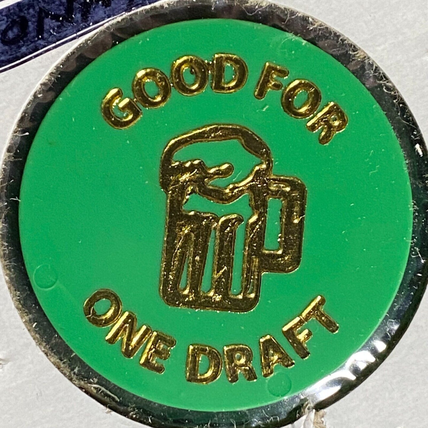 Brockway, PA VFW Post 7252 Plastic Drink Token G/F One Draft