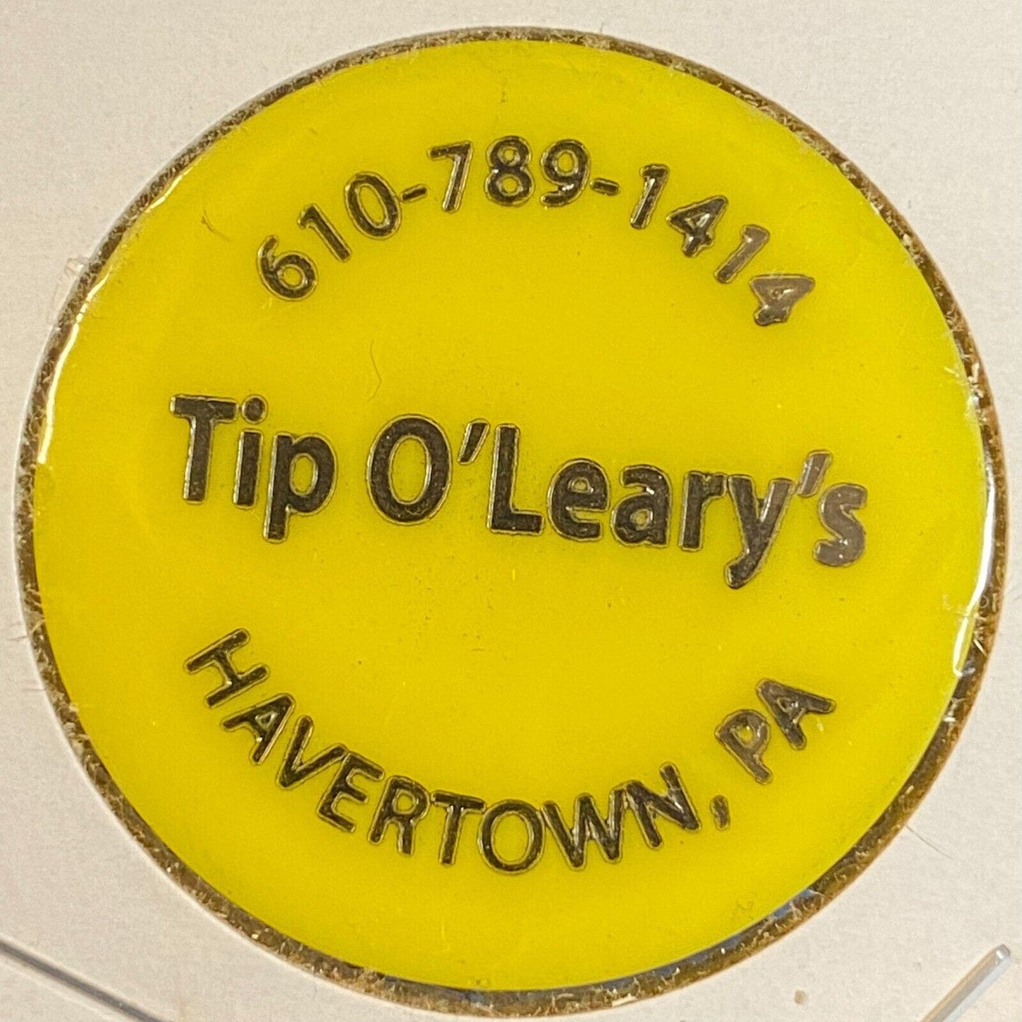 Havertown, PA Top O'Leary's Plastic c2009 "G/F One Premium Drink" Token