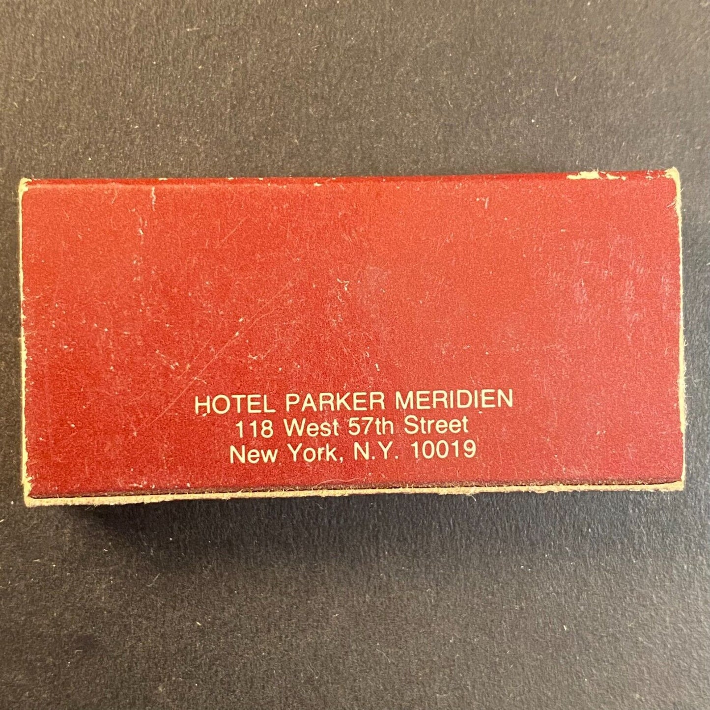 Hotel Parker Meridien NYC Maurice Restaurant Matchbox VGC Scarce